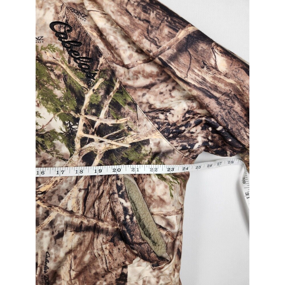 Cabelas Silent-Suede Scent-Lok Hunting Parka Mens L Zonz Woodlands Outdoors - Picture 4 of 16